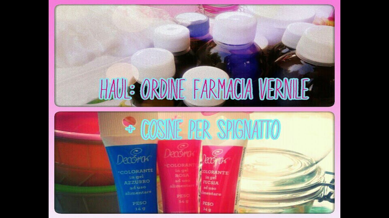 SPIGNATTO: Primo Ordine MATERIE PRIME!