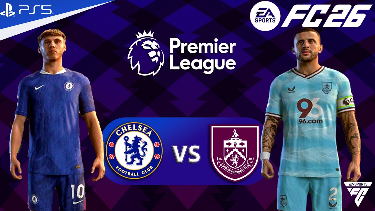FC 26 - Chelsea vs Burnley - Premier League Match - Authentic Gameplay | PS5™ 4K