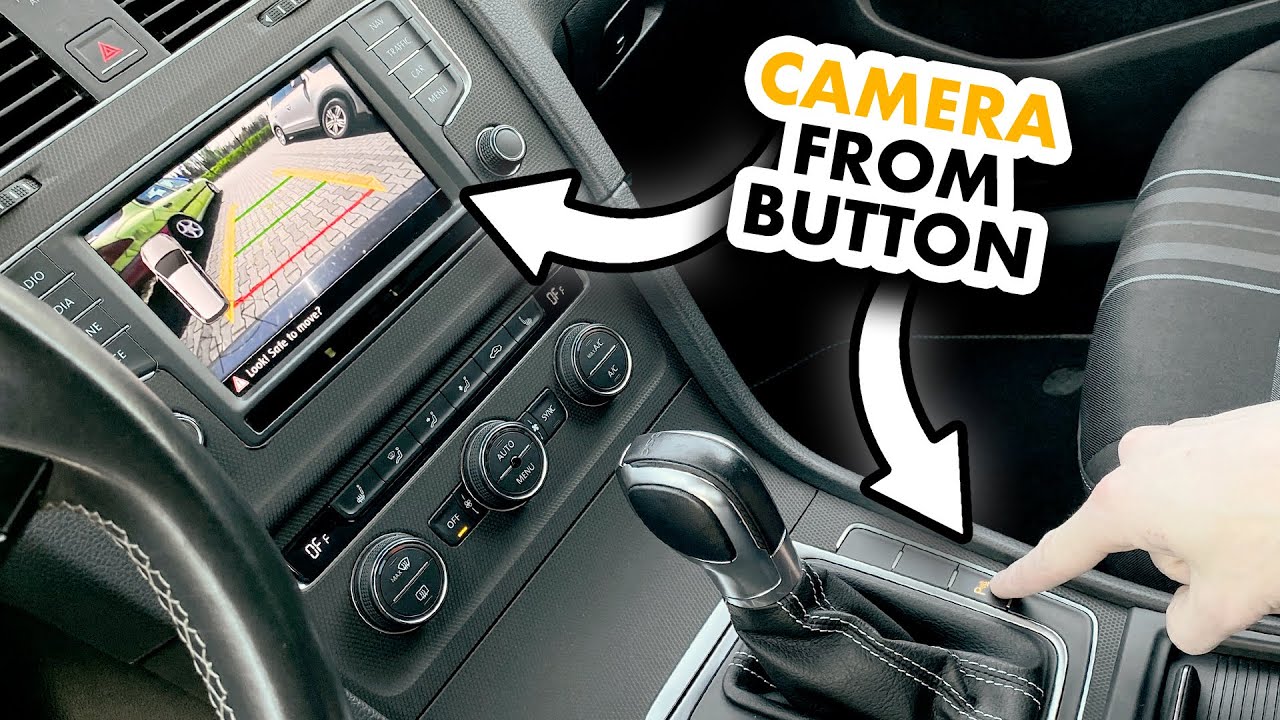 VW Golf MK7 (5G) camera image from parktronic button