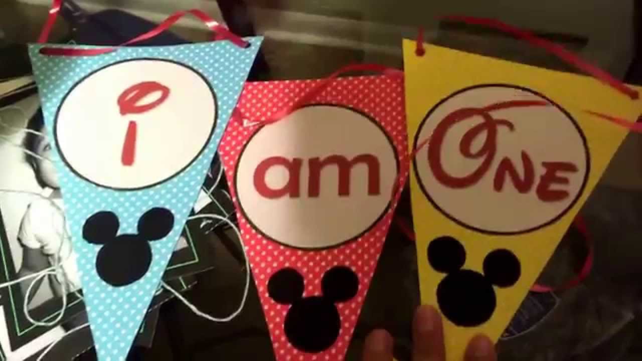 Mickey Mouse clubhouse party decorations