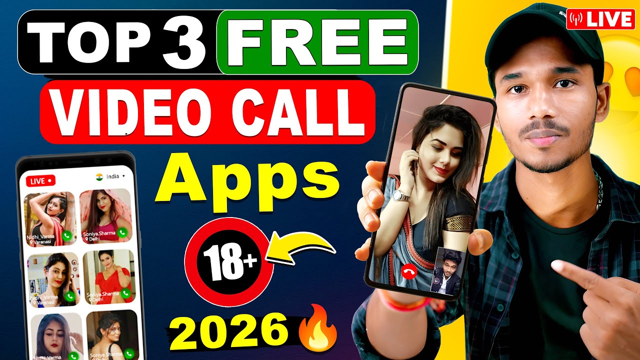 Top 3 Free Video Call Apps | Free Video Call Apps | Video Call App 2026 | best video chats app