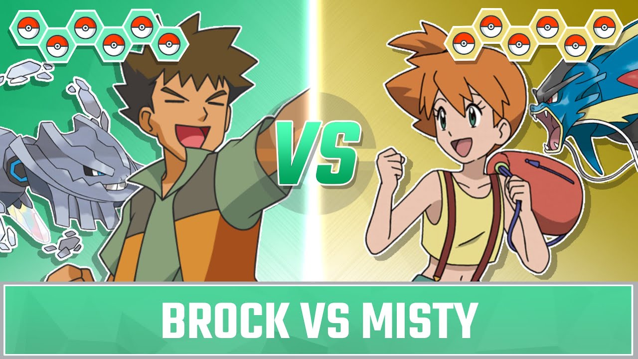 Kanto Pokemon Battle: Brock vs Misty