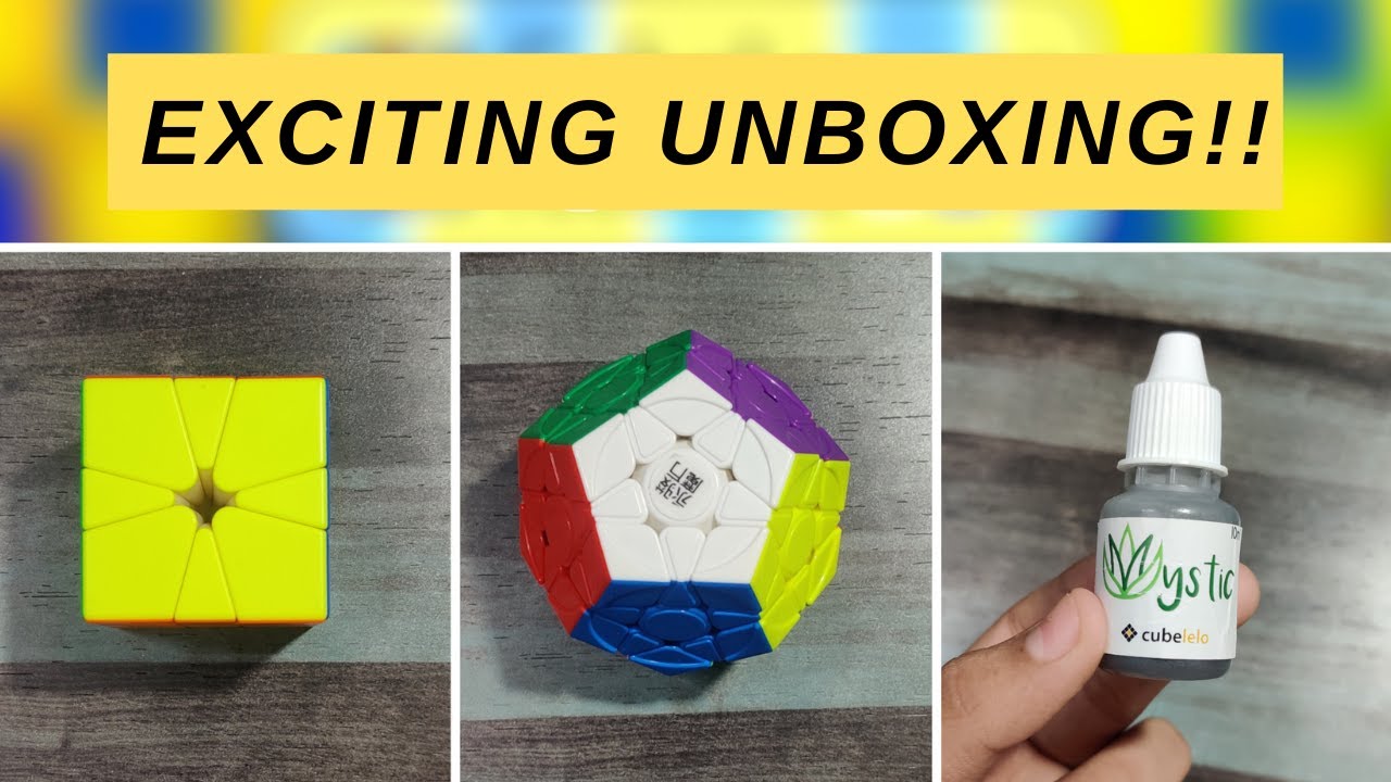 Two YJ Puzzles?! YJ Yuhu V2 Megaminx and YJ MGC Square-1