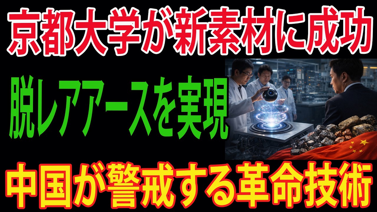 京都大学が常識を覆す新磁石を開発レアアース不要で中国依存から脱却へ