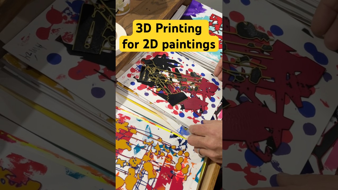 Я раньше не видел ничего подобного, сделанного с помощью 3D-печати! #3dprinting #3dprint #art #pa...