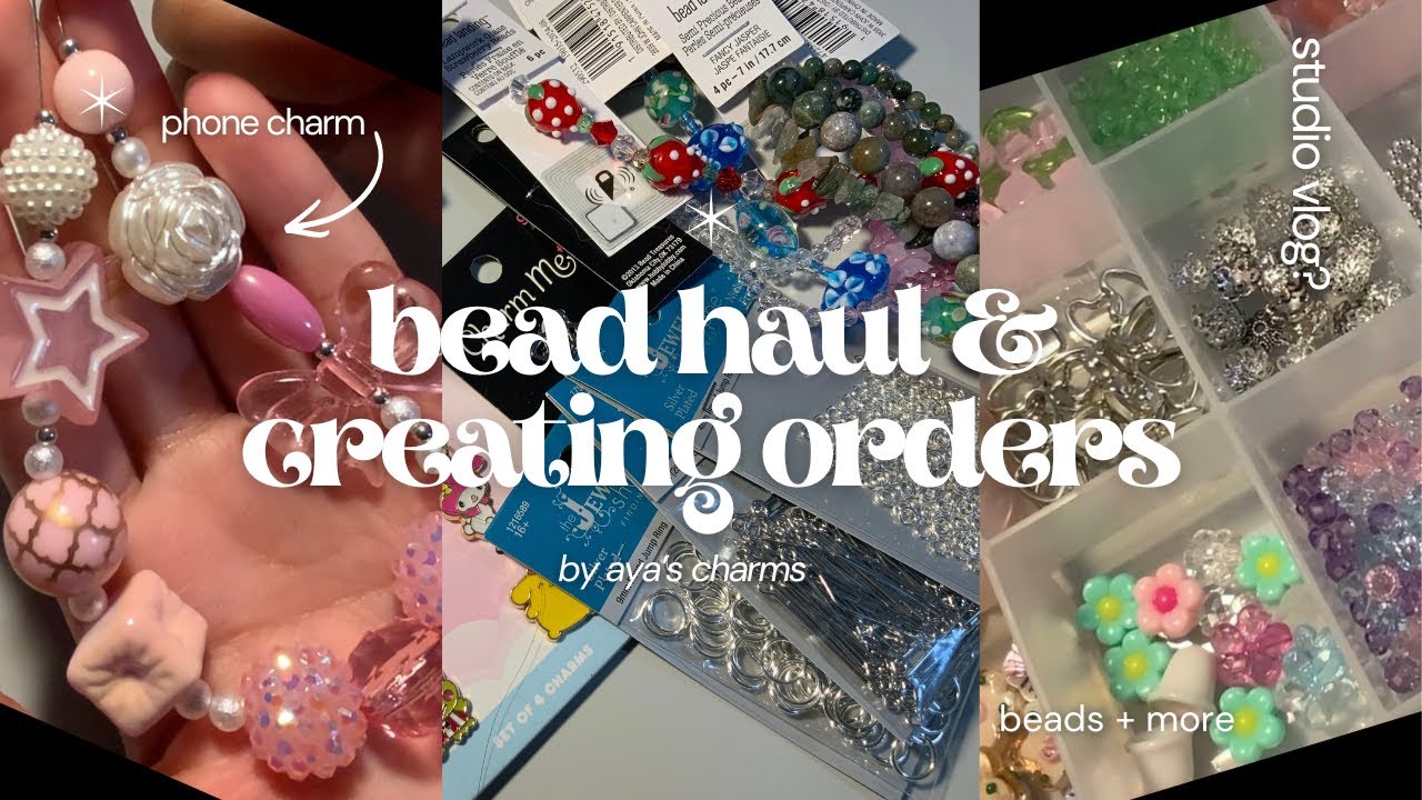 • bead haul + creating orders!! | ★。〜♡✨