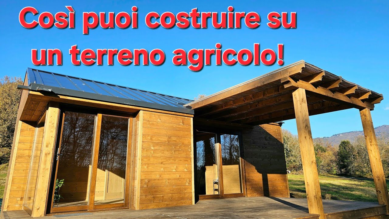 Costruire su un terreno agricolo è possibile - ecco come fare!