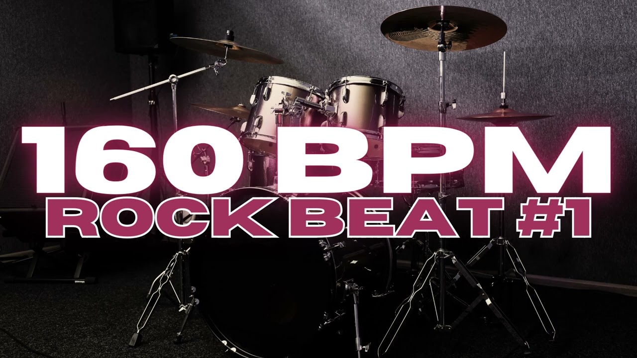 160 BPM - Rock Drum Beat - Loop 1