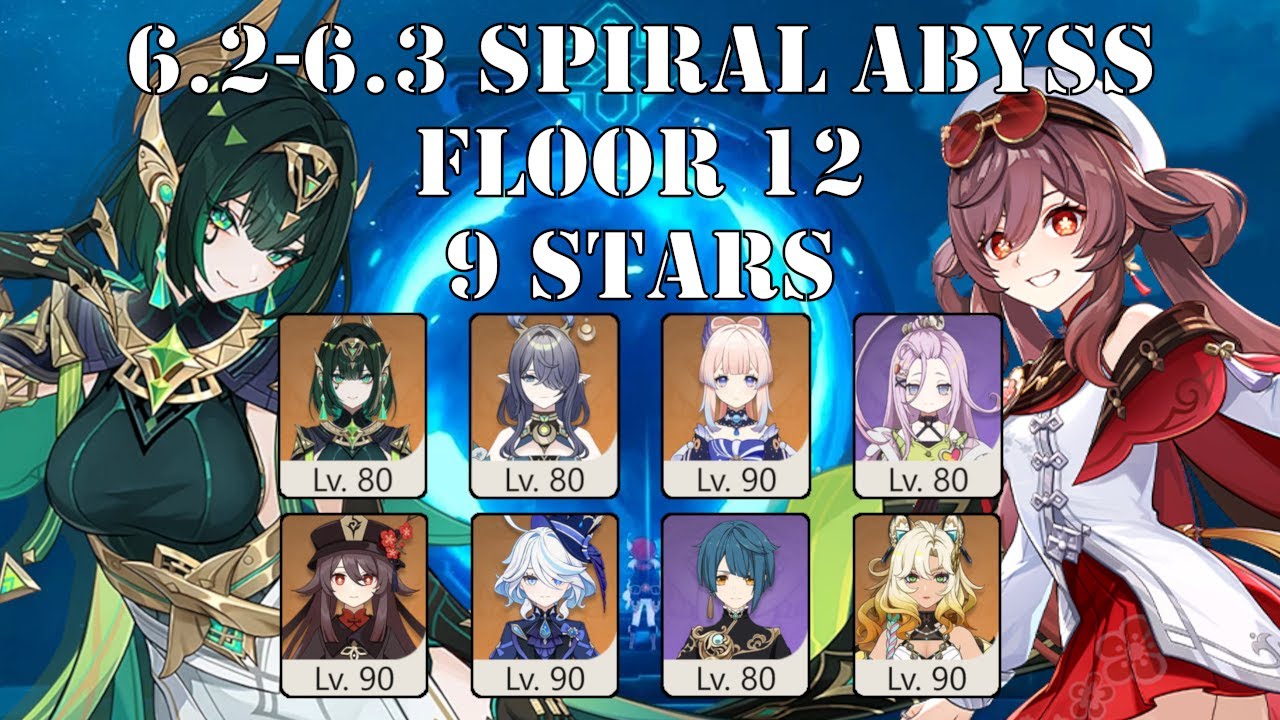 Nefer Bloom & Hu Tao Hypercarry | 6.1/6.2 Spiral Abyss - Floor 12 (9 stars)