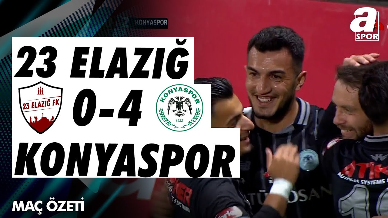 23 Elazığ FK 0-4 Konyaspor MAÇ ÖZETİ | Ziraat Türkiye Kupası 3. Tur Maçı