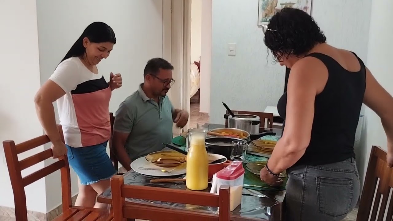 ALMOÇO DE DOMINGO COM SANDRO E JANA