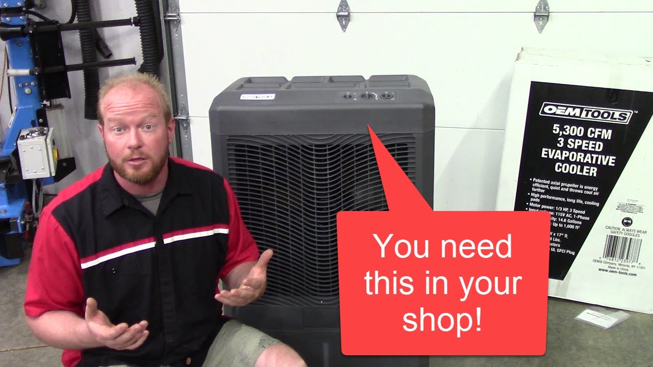 OEM EVAP cooler kicks butt in my hot shop