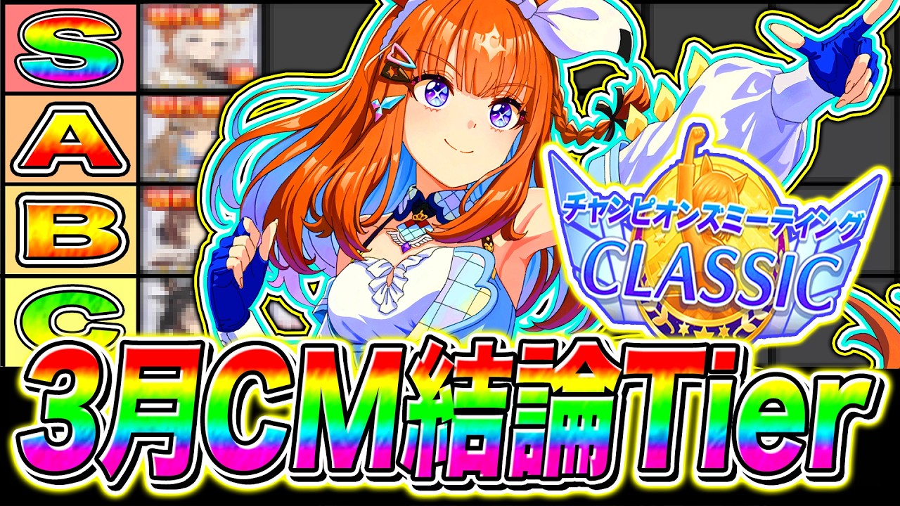 【最終結論】デルマー3月チャンミ最強ウマ娘Tierランク解説!!おすすめチーム編成＋全キャラ性能紹介!!デルマー2200m【ウマ娘 新シナリオ 5周年】