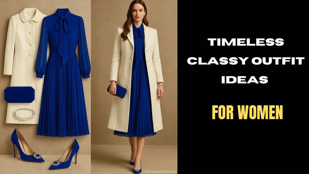 Идеи элегантных нарядов для женщин, неподвластных времени
