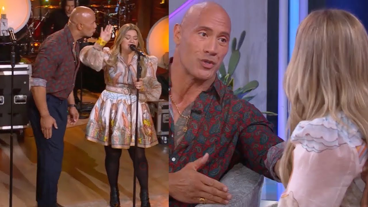 Dwayne Johnson On Singing Loretta Lynn Classic With Kelly Clarkson