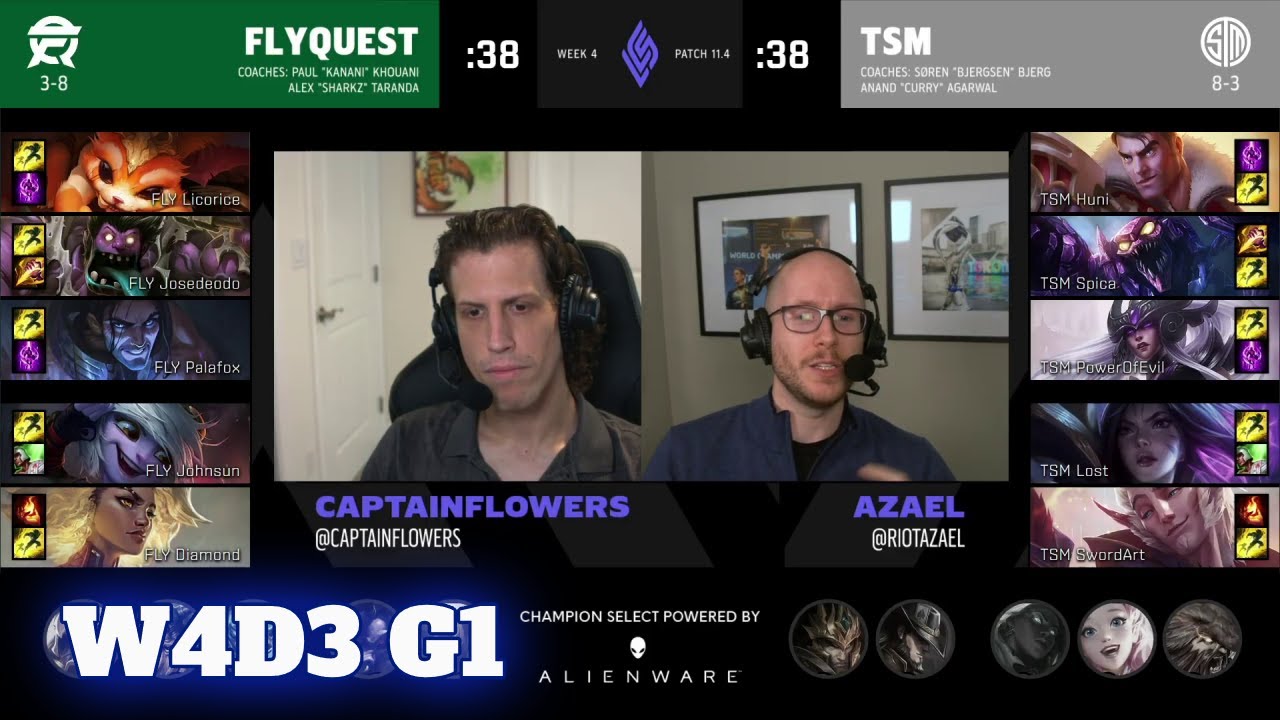 FlyQuest vs TSM | Week 4 Day 3 S11 LCS Spring 2021 | FLY vs TSM W4D3