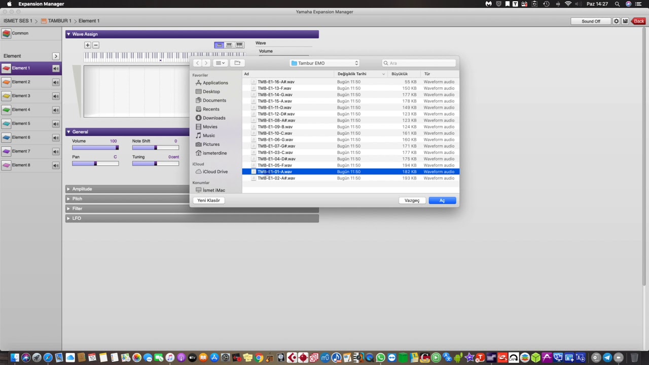 Yamaha Expansion Manager' da Sample Y&uuml;kleme ve Ses Dizme 1