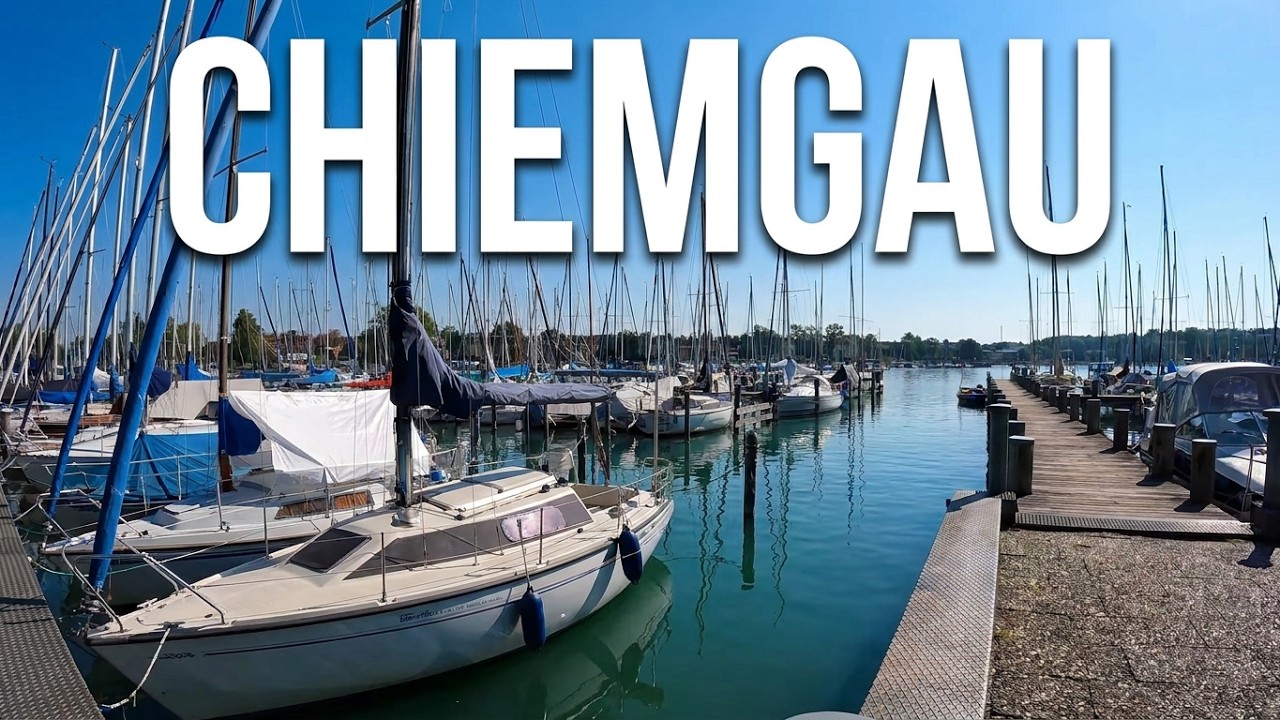 Seebruck am Chiemsee Spaziergang | Chiemgau, Bayern, Deutschland