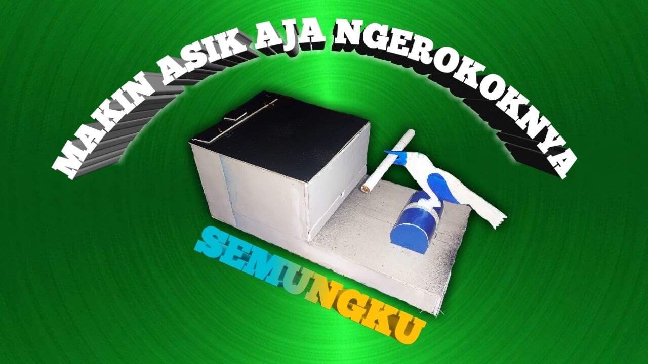 IDE KREATIF||TEMPAT ROKOK UNIK DARI PIPA TEMA KICAU MANIA,,,???