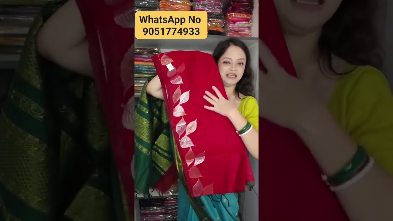Handloom Munga Saree | 9051774933 | Shipping Free | Meraki Design Studio #saree #onlineshopping 