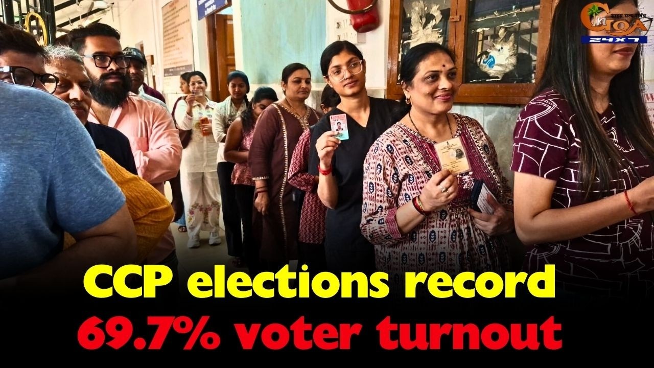 CCP elections record 69.7% voter turnout#Goa #Goanews #CCPELection #Record #Voter #Turnout