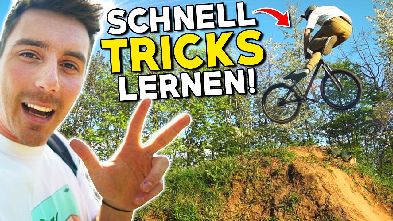 3 neue MTB TRICKS an 1 TAG lernen!🚲