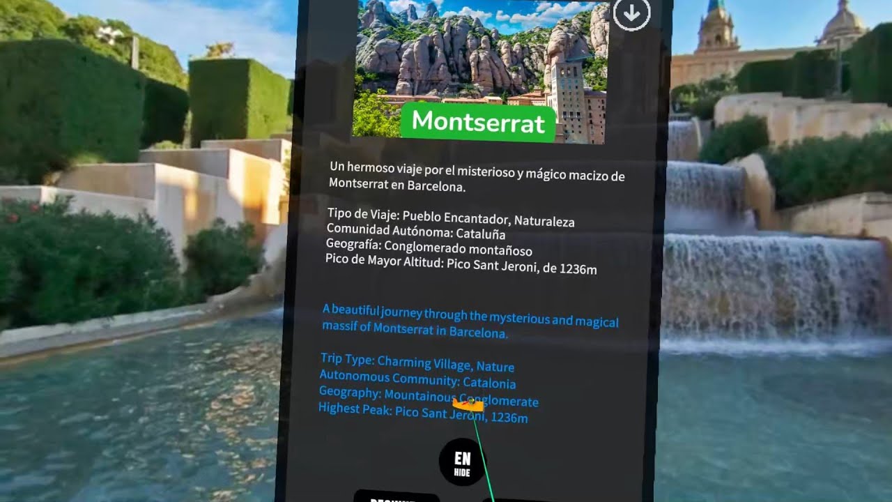 Montserrat, Spain in VR - Playthrough