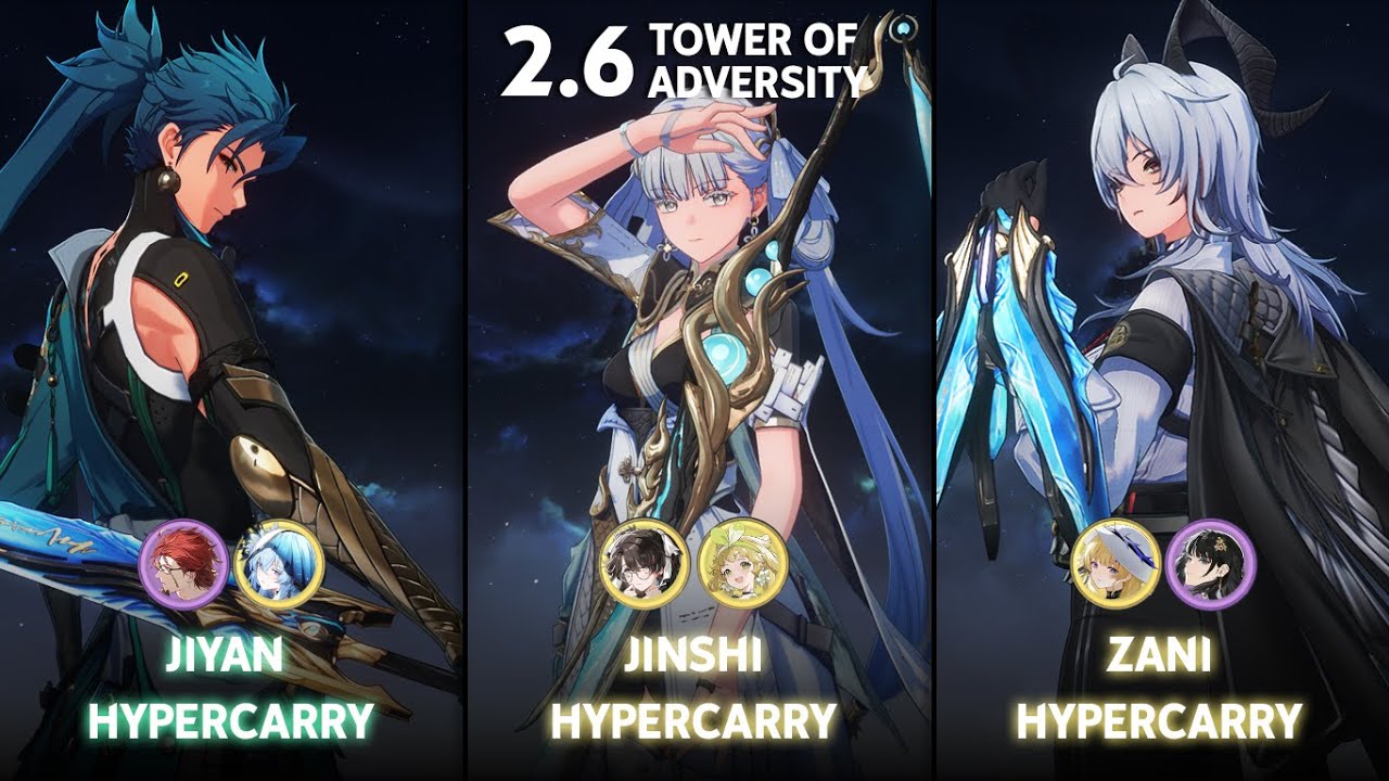 NEW ToA 2.6 | S0 Jiyan Hypercarry / S0R1 Jinhsi Hypercarry / S0 Zani Hypercarry | Wuthering Waves