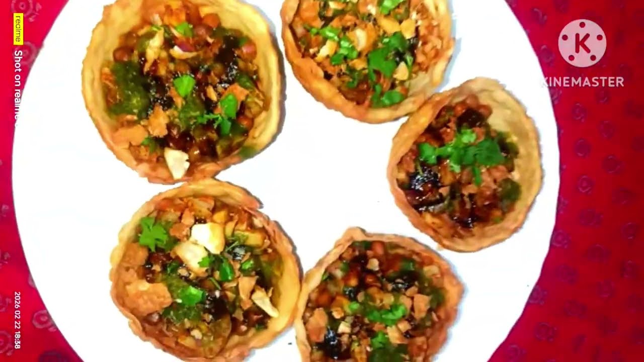 Ramzan special 🌙 katori chat spring roll recipe 👌🤤