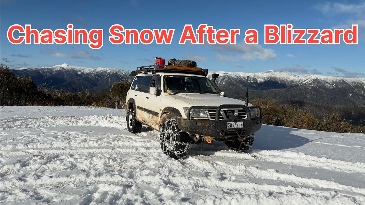Chasing Snow After A Blizzard 30th August 2025 Victorian High Country 