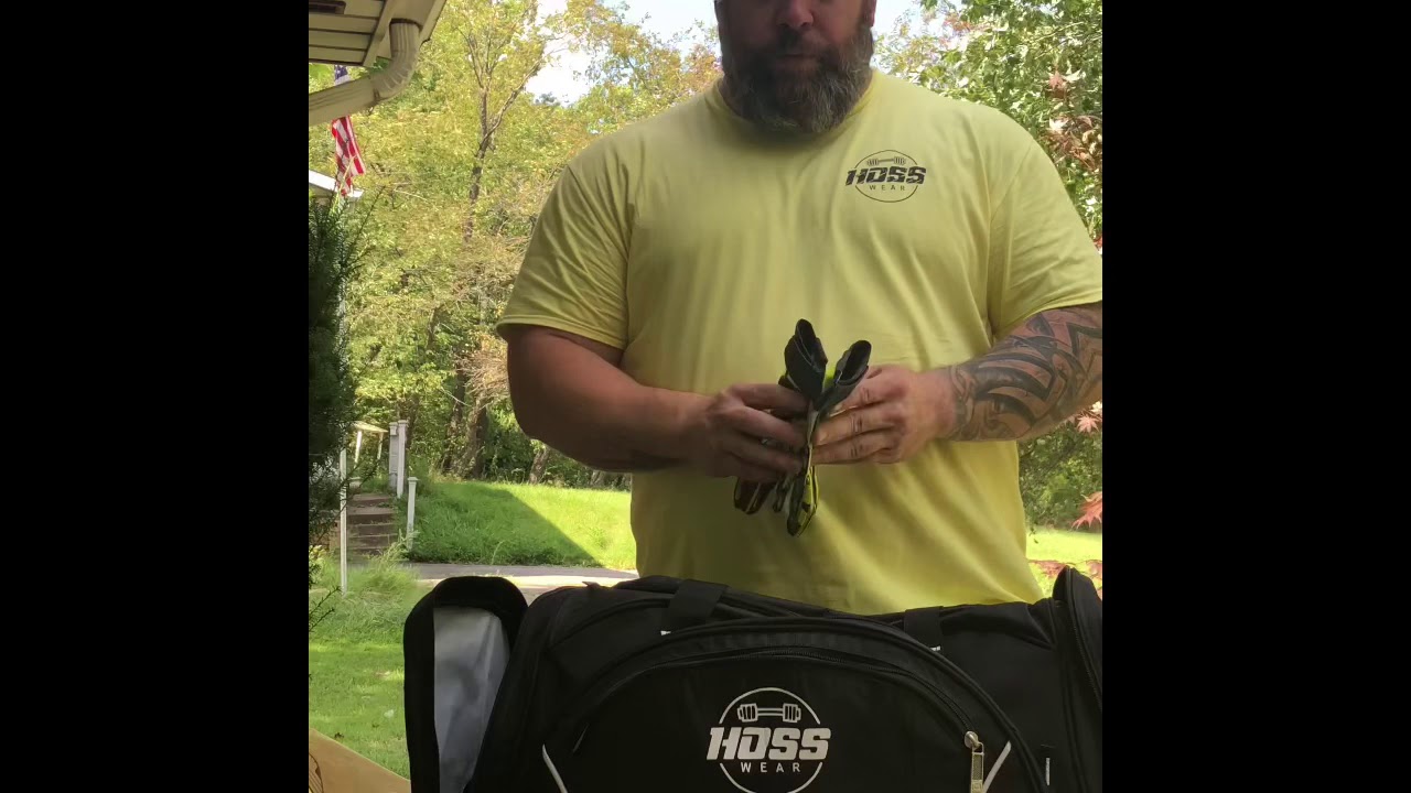 What goes in a strongman’s gym bag? And review of the ogio transfer duffel bag