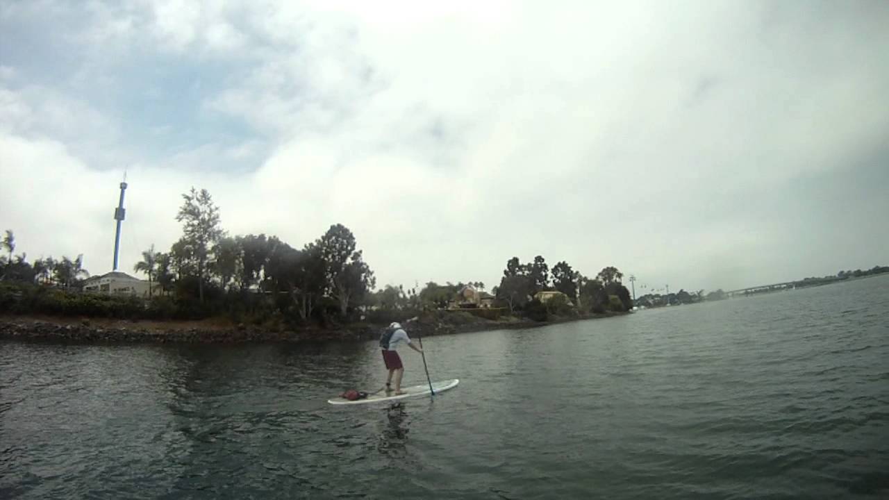Stand Up Paddle Boarding, Mission Bay, San Diego, California