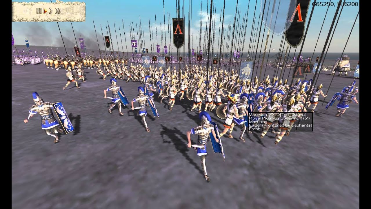 Rome Total War -Online Battle #1-   3v3 31k