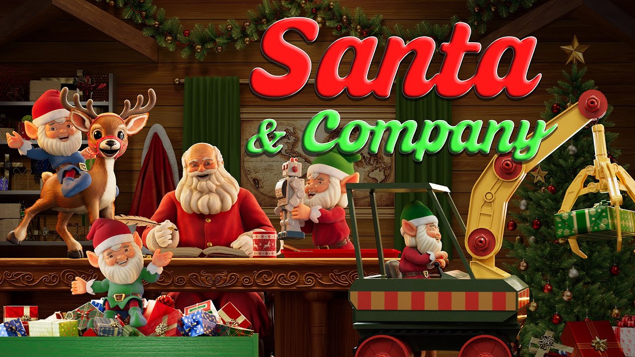 AtmosFX Santa & Company Digital Decoration Collection Trailer