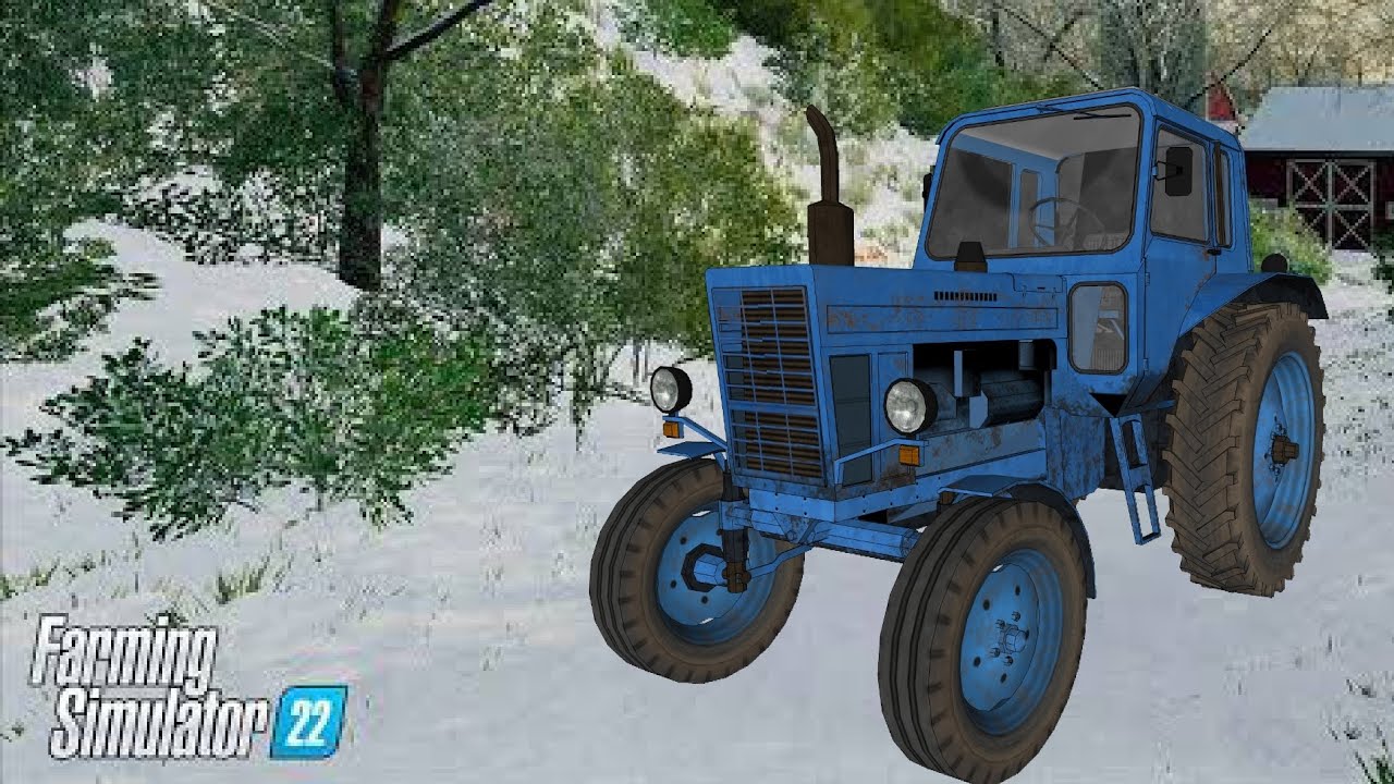 ВЫТАЩИЛ ЗАСТРЯВШИЙ В РЕКЕ ТРАКТОР В Farming Simulator 22 