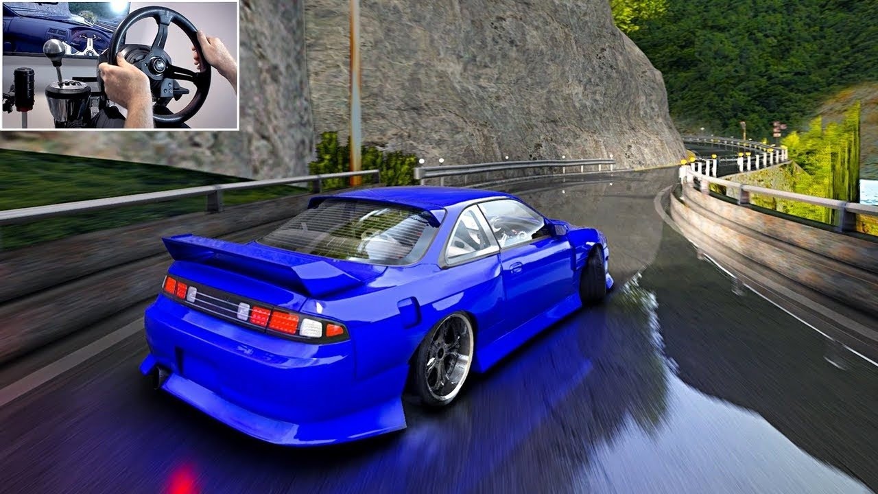 S14 Zenki Irohazaka Uphill *LOUD - Assetto Corsa | Steering Wheel Drift