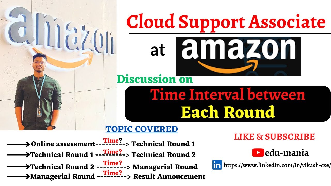 Discussion on Cloud Support Associate Each round time duration| AWS| Amazon #viralvideo