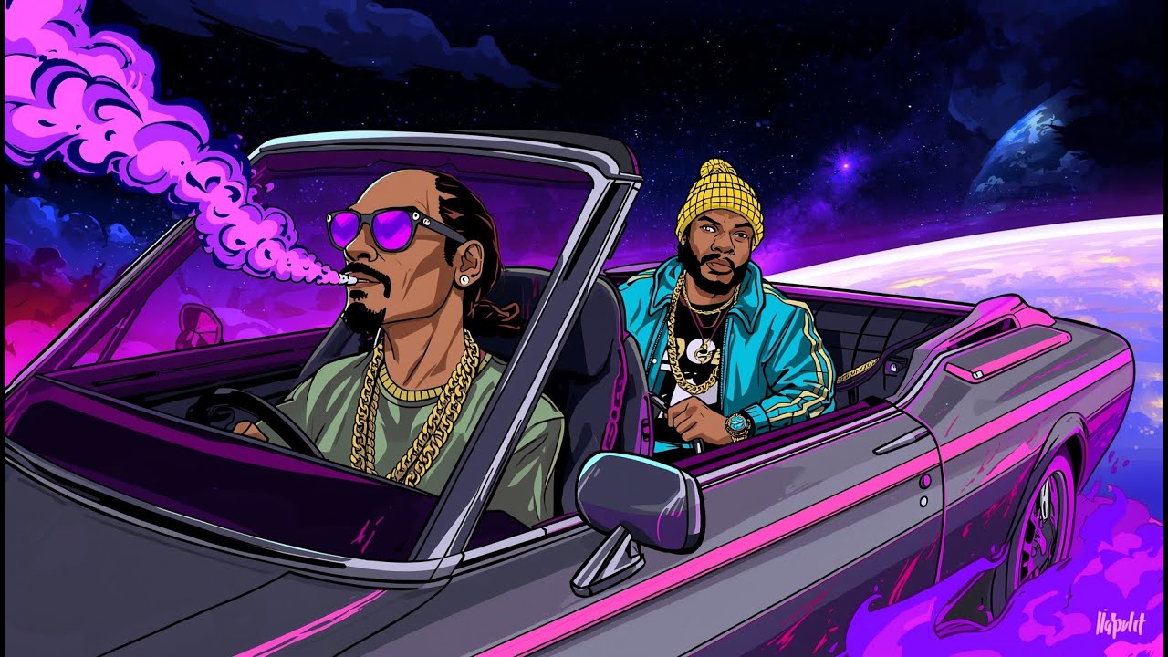 Late Night Drive in the Smoke — 420 Chill Rap & Bluesy Hip-Hop, Snoop Dogg, Damian Marley