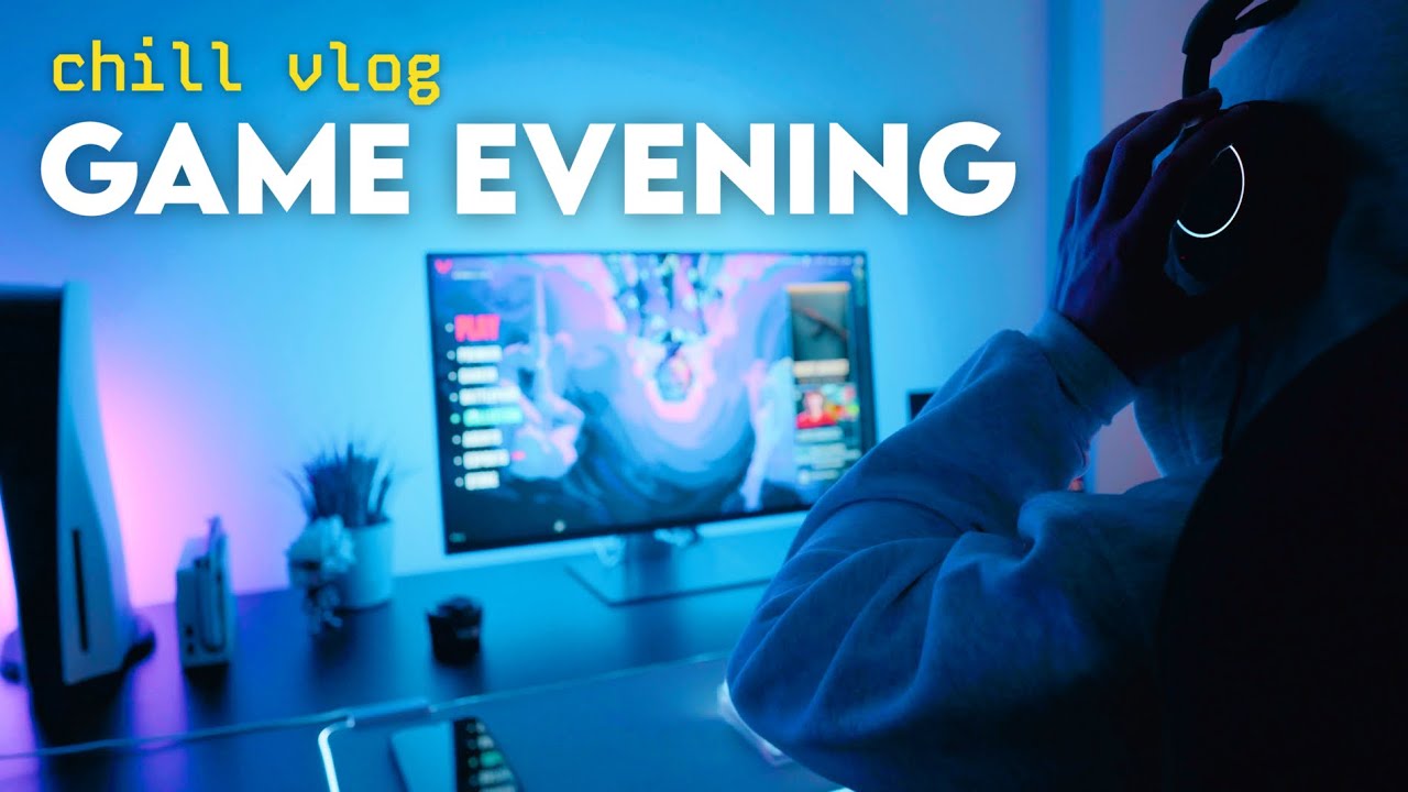 ☁️&nbsp;gaming vlog on a rainy night |&nbsp;my dream minimal setup