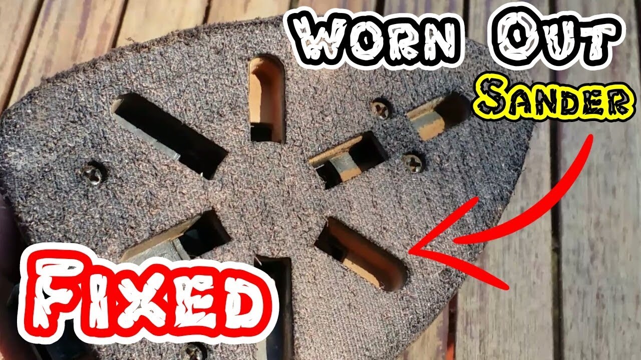 How To Replace A Velcro On A Palm/Detail Sander Cheap Alternative.