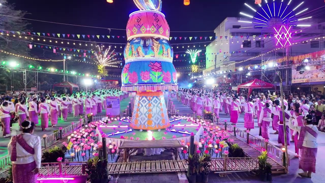 งานประเพณีบุญกระธูป ออกพรรษา ประจำปี 2567 1 เดียวในโลก อำเภอหนองบัวแดง จังหวัดชัยภูมิ