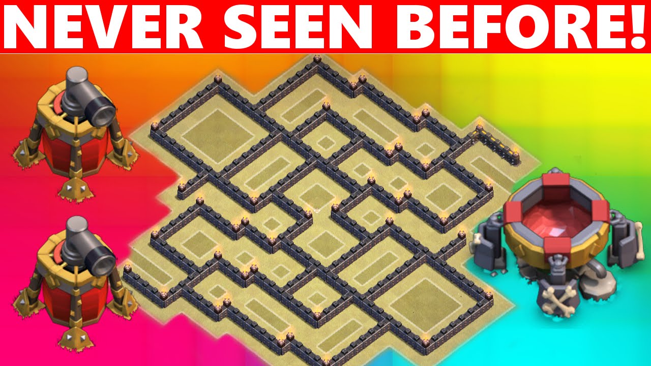 Clash Of Clans | BEST TOWN HALL 9 (TH9) WAR BASE DEFENSE! ANTI HOG, ANTI AIR, ANTI GOLEM ATTACKS