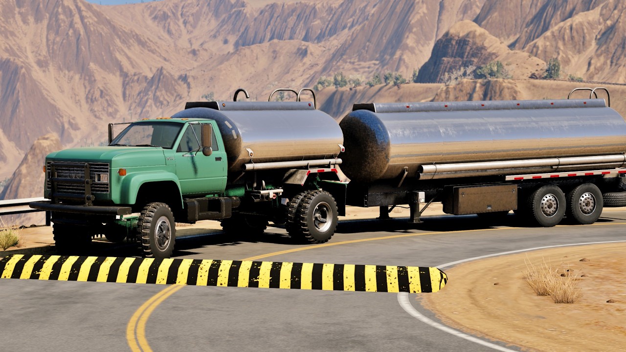 Cars and Trucks vs Speed Bumps #212 | BeamNG Drive |🤜 Truck &Too