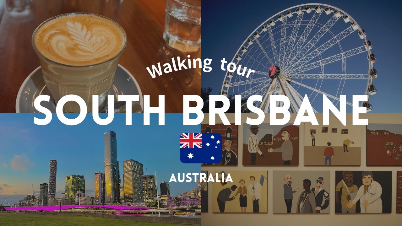 Vlog【街歩き・観光】オーストラリア ブリスベンの川沿いを散歩　Brisbane, Australia walking tour