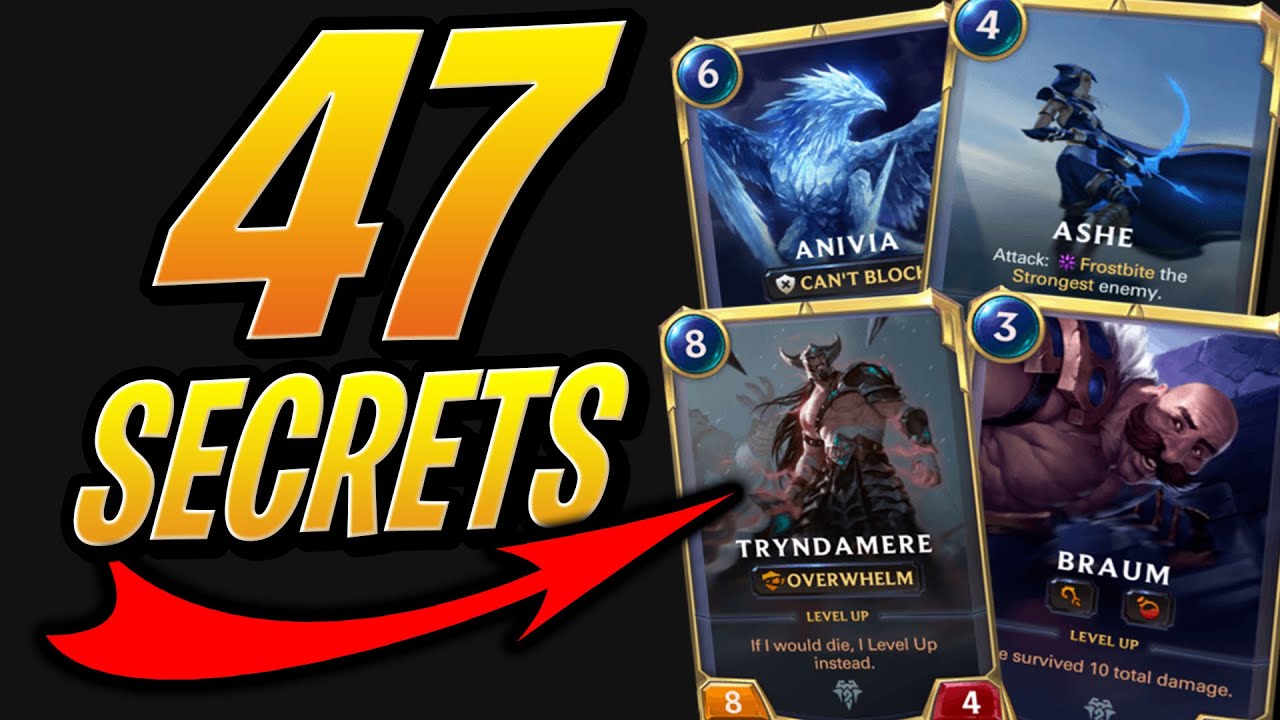 ALL 47 SECRET Interactions with Braum, Ashe, Anivia, Tryndamere | Legends of Runeterra | League