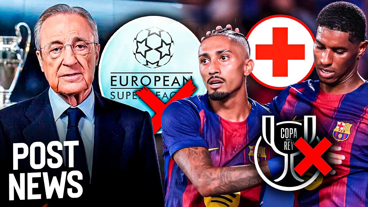 ESTE CRACK VUELVE al REAL MADRID | RAPHINHA Y RASHFORD, BAJAS para la COPA | EL FIN de la SUPERLIGA