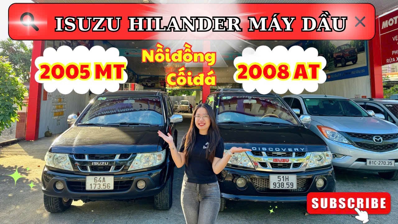 Bộ Đôi ISUZU HILANDER Máy Dầu - Dòng Xe Nồi Đồng Cối Đá, Bền Bỉ & Tiết Kiệm | Đinh Thắng Auto