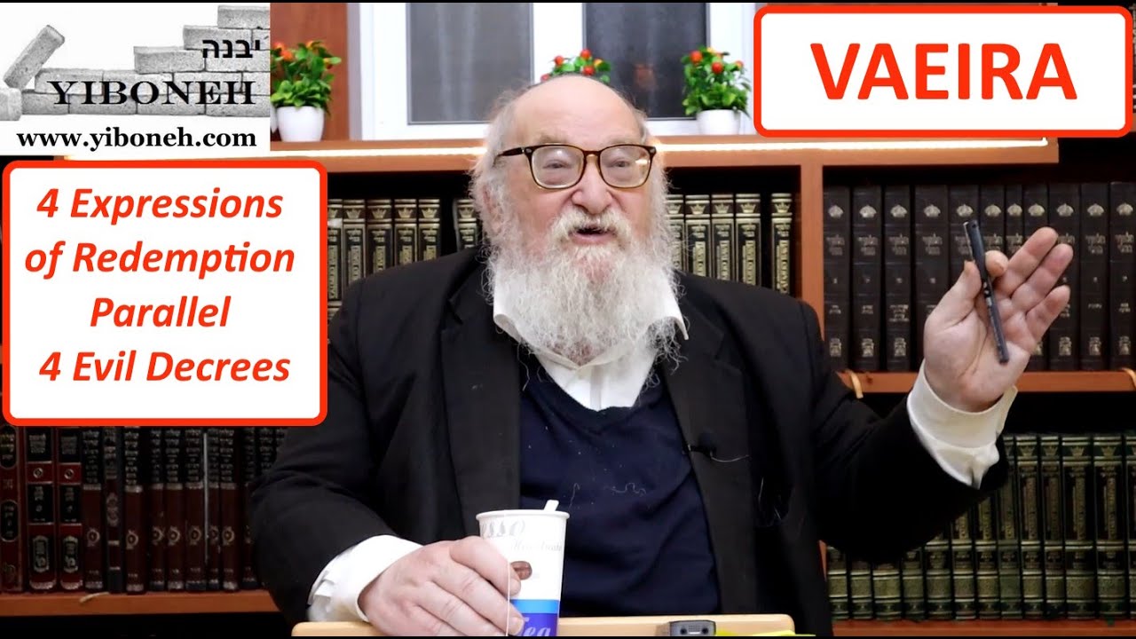 Rav Yitzchak Breitowitz:  4 Expressions of Redemption Parallel 4 Evil Decrees