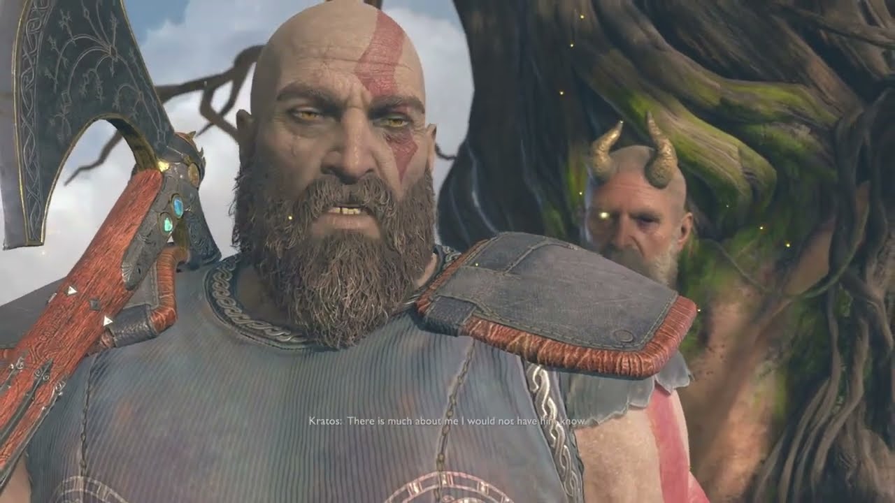 Kratos meets Mimir #gaming #gamingvideos #mimir #kratos #atreus #baldur