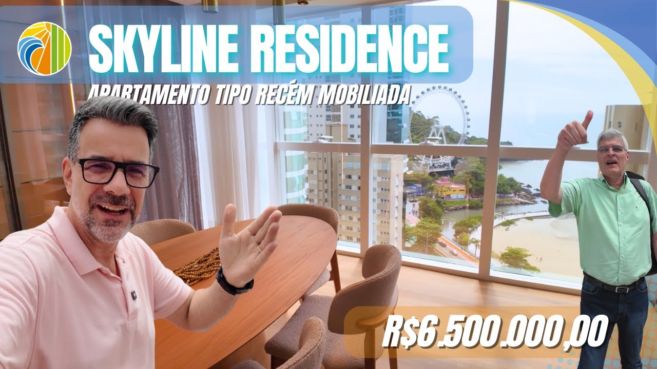 Dentro do Skyline Tower: como é viver num 3 suítes em Balneário Camboriú